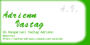 adrienn vastag business card